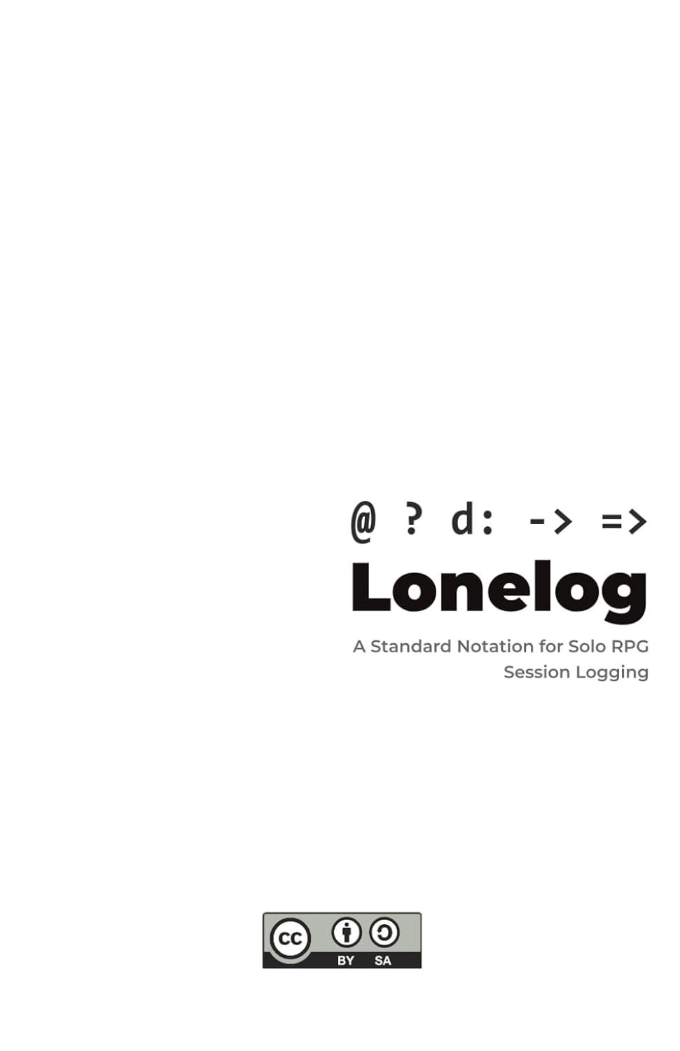 Roberto Bisceglie: Lonelog