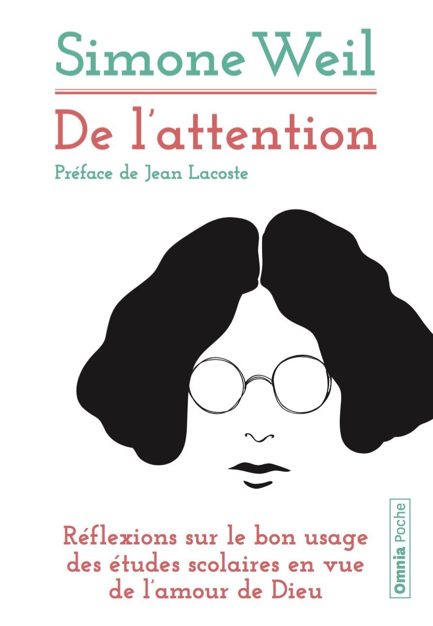 Simone Weil: De l'attention (Paperback, 2018)